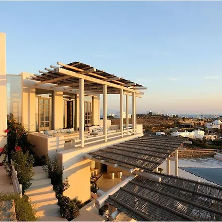 Luxurious Mykonos 7 Bedrooms Melianthe Private Infinity Pool And Astounding Sunset Sea Views Agios Ioannis וילה *