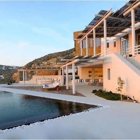 וילה Luxurious Mykonos 7 Bedrooms Melianthe Private Infinity Pool And Astounding Sunset Sea Views Agios Ioannis Mykonos Town