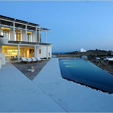 וילה Luxurious Mykonos 7 Bedrooms Melianthe Private Infinity Pool And Astounding Sunset Sea Views Agios Ioannis