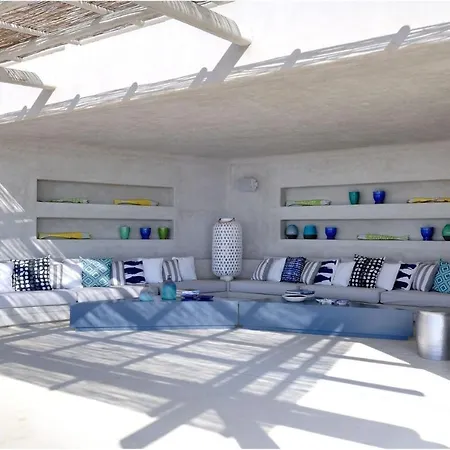 Luxurious Mykonos 7 Bedrooms Melianthe Private Infinity Pool And Astounding Sunset Sea Views Agios Ioannis וילה Mykonos Town