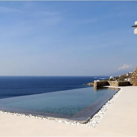 Villa Luxurious Mykonos 7 Bedrooms Melianthe Private Infinity Pool And Astounding Sunset Sea Views Agios Ioannis