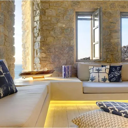 Villa Luxurious Mykonos 7 Bedrooms Melianthe Private Infinity Pool And Astounding Sunset Sea Views Agios Ioannis