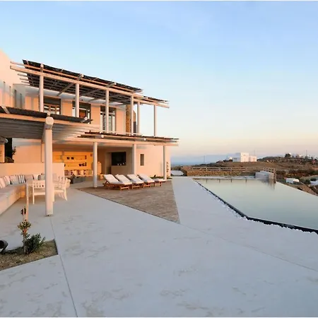 Luxurious Mykonos 7 Bedrooms Melianthe Private Infinity Pool And Astounding Sunset Sea Views Agios Ioannis Villa Mykonos Town